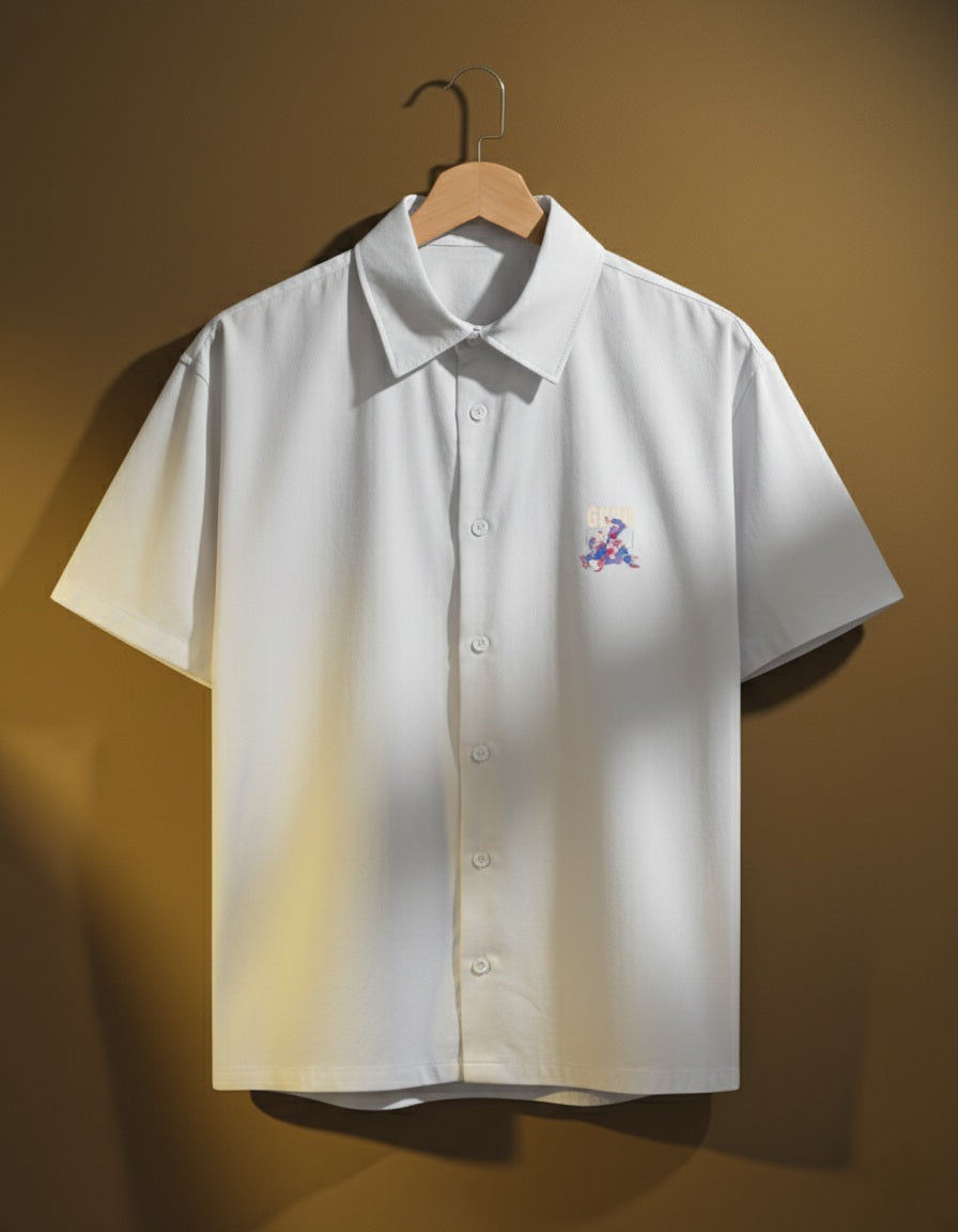 Men Contemporary Slim Fit Opaque Casual Shirt