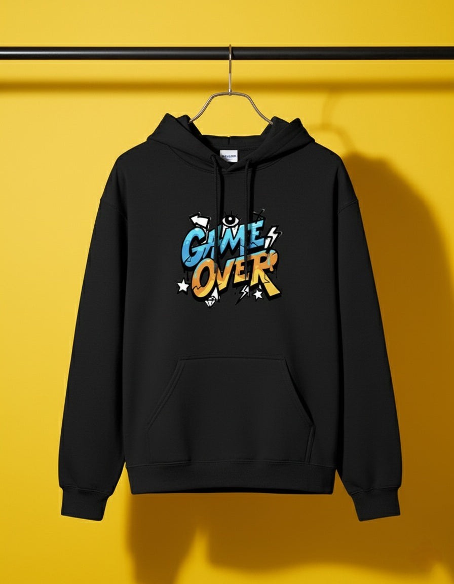 Unisex Solid Hooded Relax Hoodie