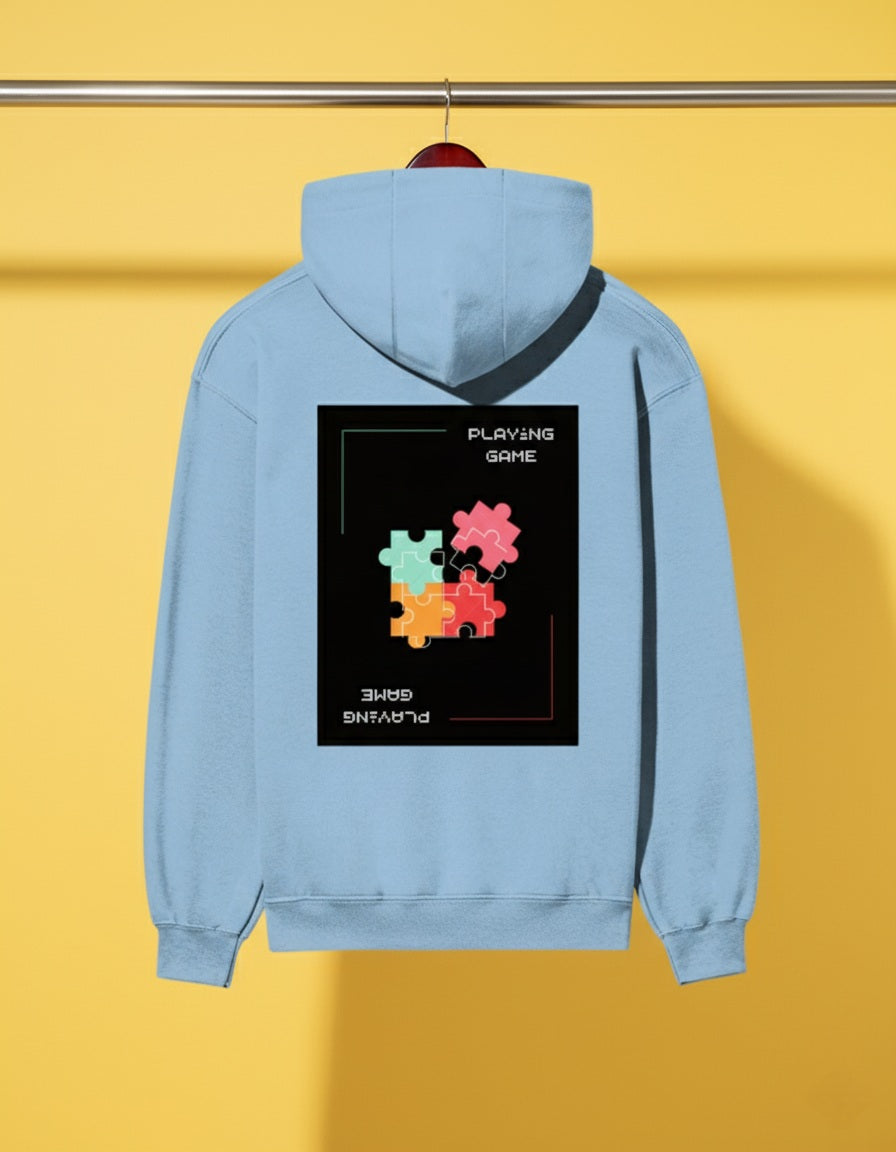 Unisex Solid Hooded Relax Hoodie