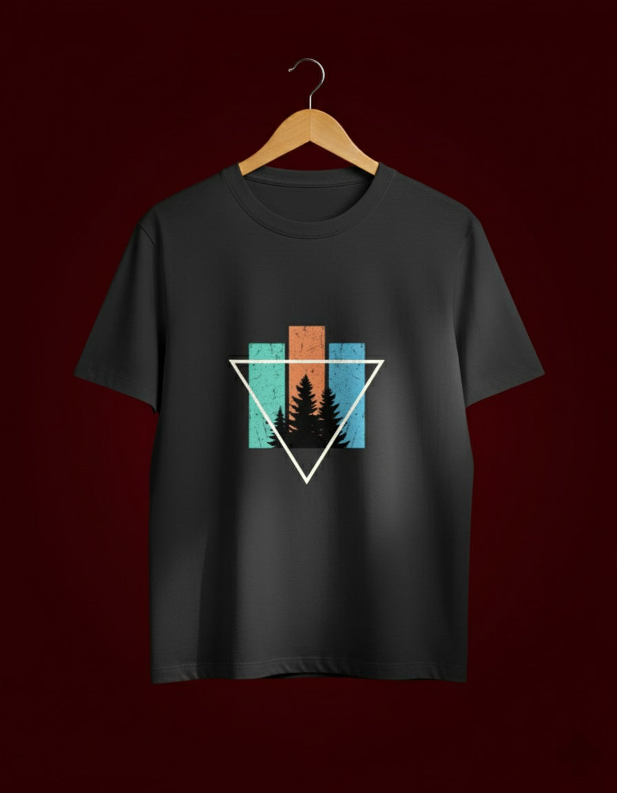 Revolte Men Graphic Round Neck Regular Fit T-shirt