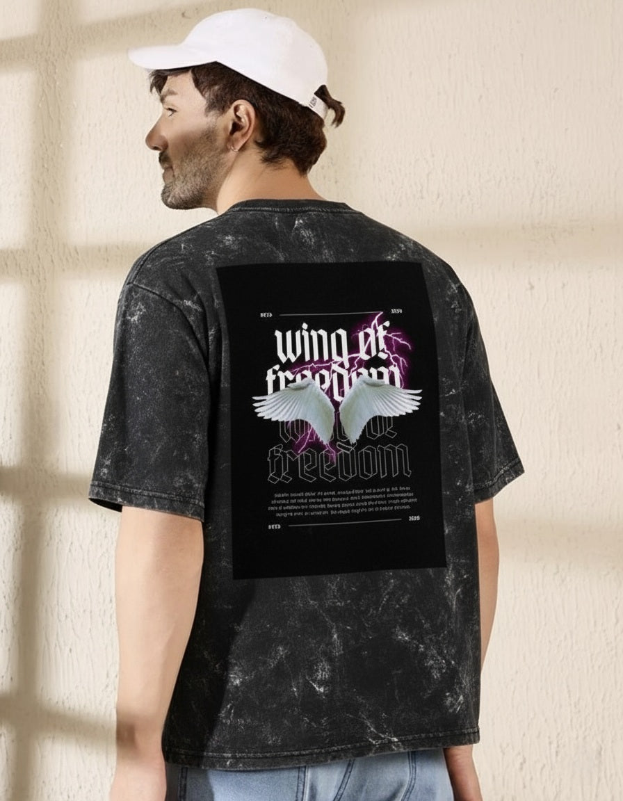 Unisex Premium graphic Printed Cotton Oversized T-shirt