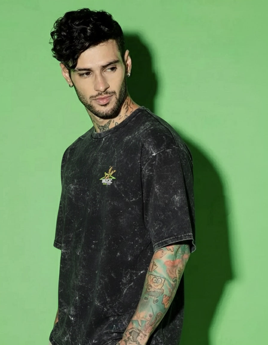 AYAH STUDIO Men premium Round Neck Cotton Oversize T-shirt