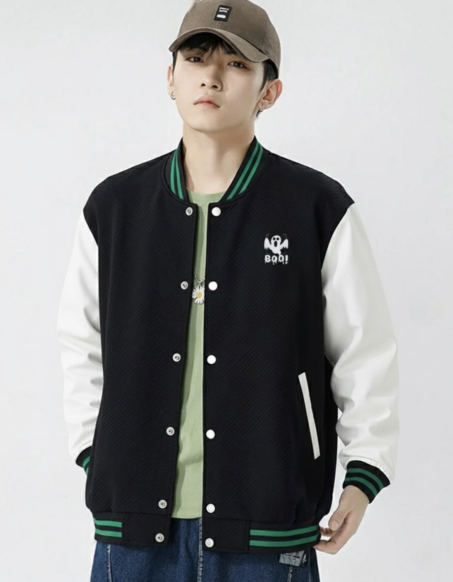 AYAH STUDIO StyleCast x Revolte sual Bomber premium Jacket with unique design