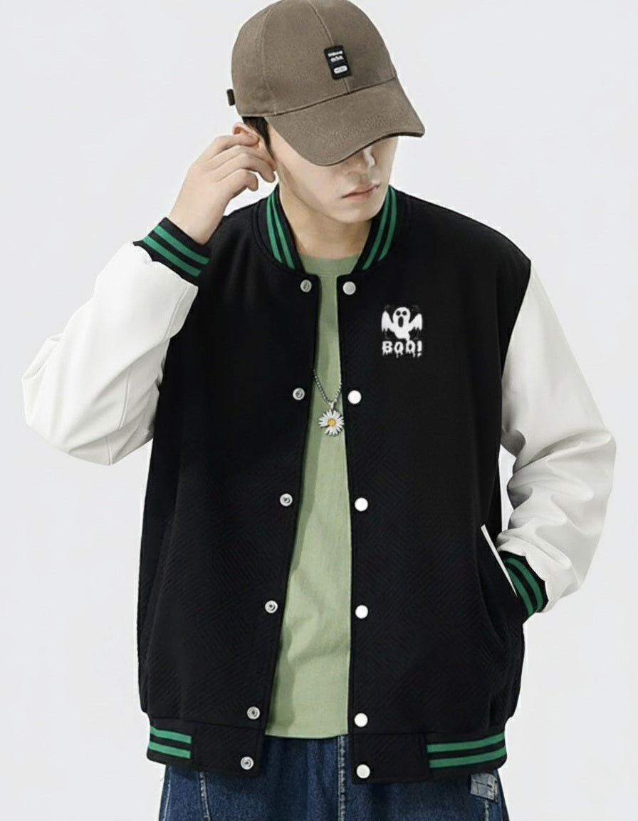 AYAH STUDIO StyleCast x Revolte sual Bomber premium Jacket with unique design