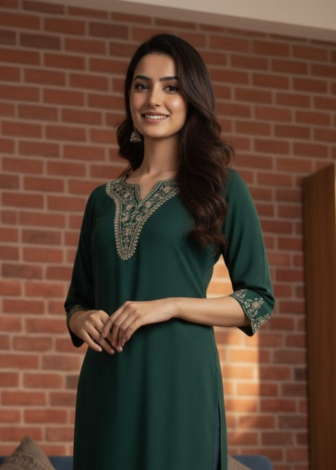 Somolia Embroidery Kurta set For Girls
