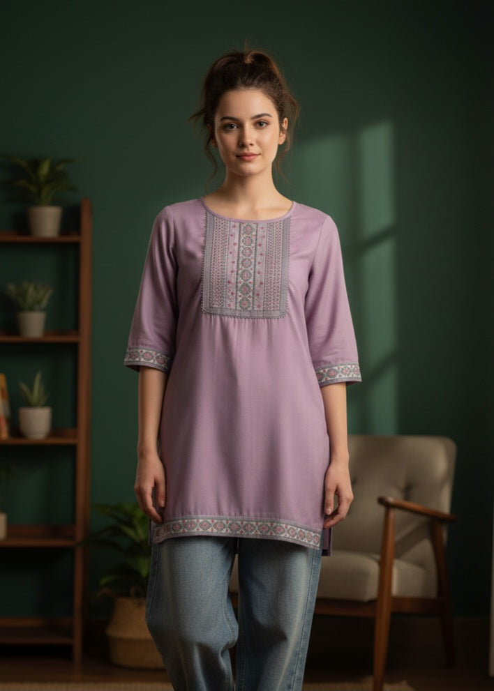 AYAH STUDIO WOMEN Premium Short Kurta
