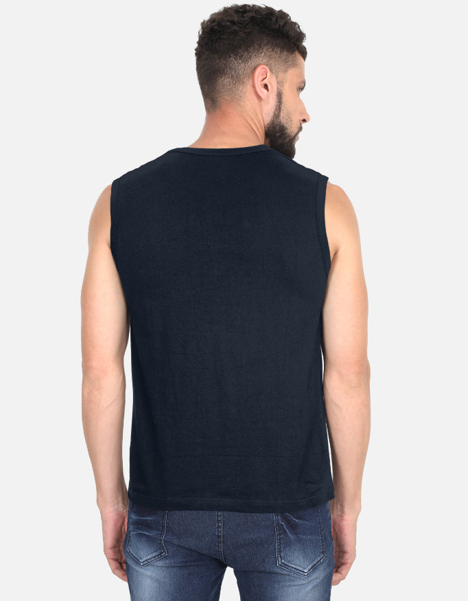 Genzy Men Typography Printed Round Neck half sleeve T-shirt