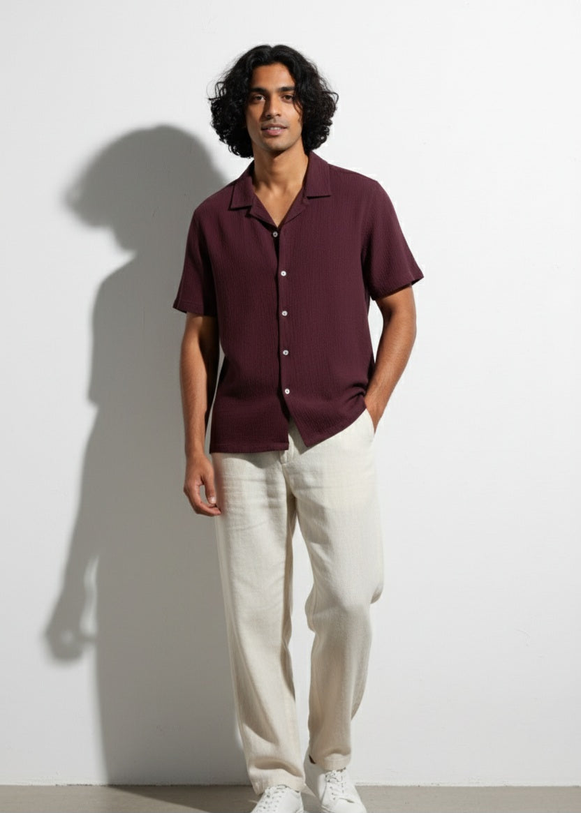 Men Regular Fit Striped Casual Shirt