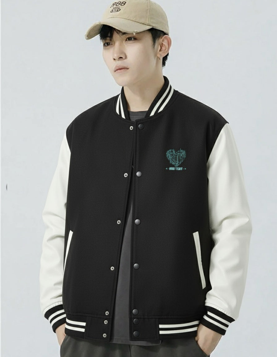 AYAH Style X Men Geometric Casual Bomber Jacket